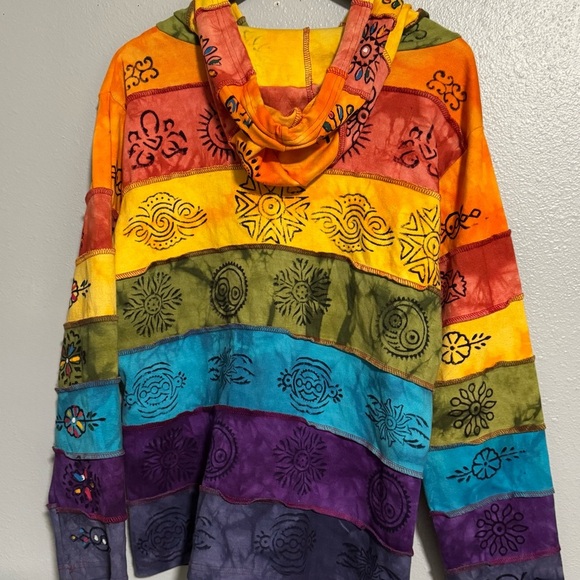 Rising International Multicolor Patchwork Jacket - Picture 2 of 7